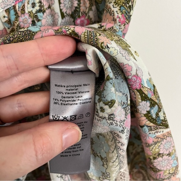 ZADIG & VOLTAIRE Jeudie Soft Yoko Flower Midi Skirt - Picture 10 of 12